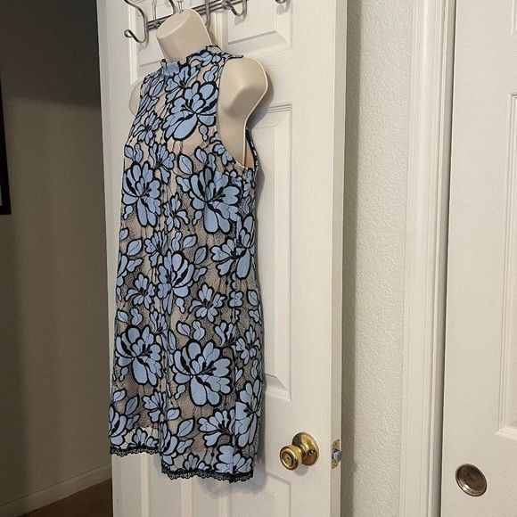 Plenty by Tracy Reese Floral Lace Dress in Black and Blue - Picture 4 of 8